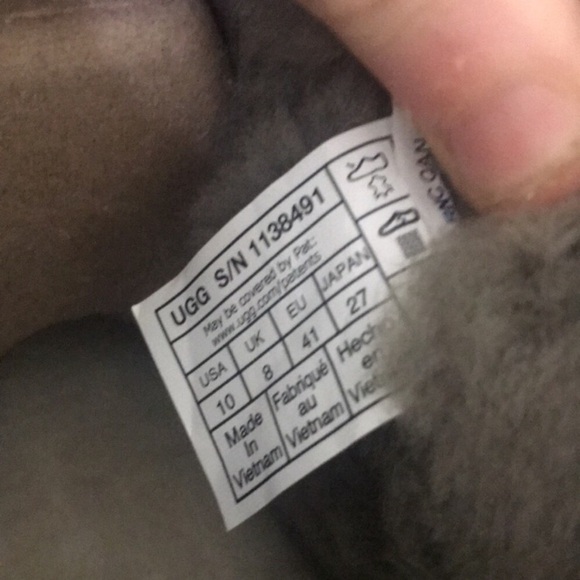 UGG Classic Ultra Mini Braid Platform Boots Olive - Picture 7 of 7